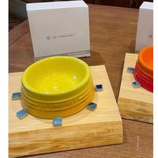 ルクルーゼ(LE CREUSET)の新品　ル・クルーゼ　ペットボウル　Sサイズ フードボール(犬)