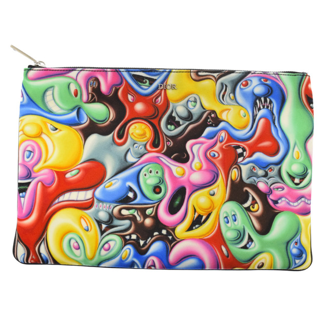 DIOR ディオール ×KENNY SCHARF ケニー・シャーフ グラフィックプリントポーチ クラッチ バッグ マルチ