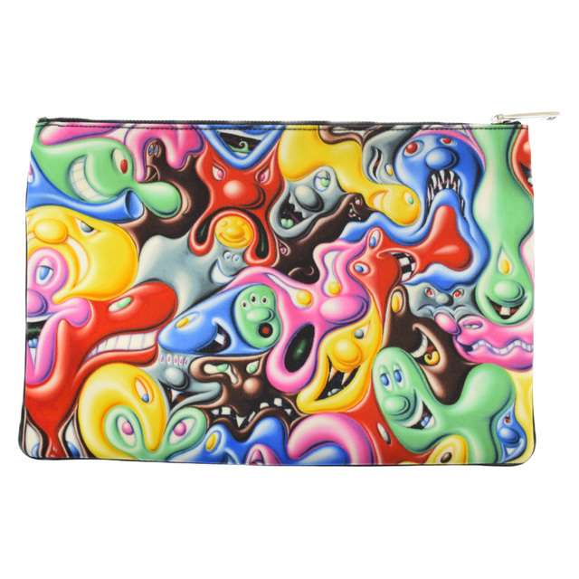 Dior(ディオール)のDIOR ディオール ×KENNY SCHARF ケニー・シャーフ グラフィックプリントポーチ クラッチ バッグ マルチ メンズのバッグ(セカンドバッグ/クラッチバッグ)の商品写真