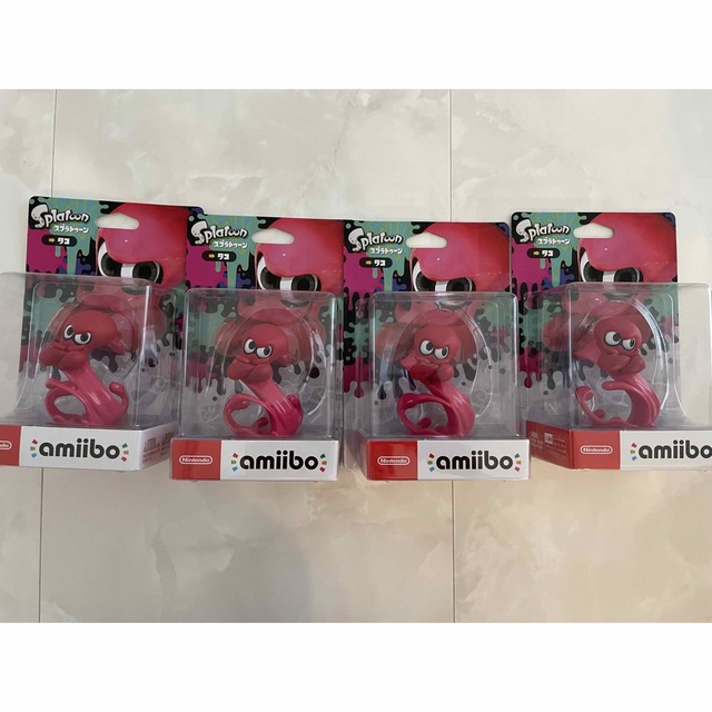 amiibo タコ（スプラトゥーンシリーズ）4個セット