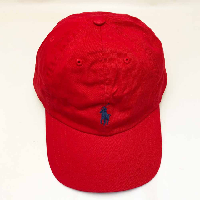 POLO RALPH LAUREN(ポロラルフローレン)の新品 ポロ ラルフローレン ボーイズキャップ レッド レディースの帽子(キャップ)の商品写真