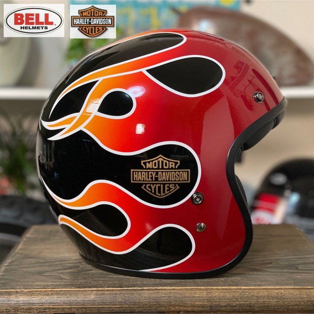 Harley Davidson - コラボ☆Harley-Davidson＆BELL ジェットヘルメット ...