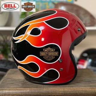 ハーレーダビッドソン(Harley Davidson)のコラボ☆Harley-Davidson＆BELL ジェットヘルメット/XXL(ヘルメット/シールド)