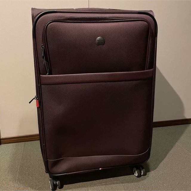 【オンライン限定商品】 DELSEY 大型スーツケース　ソフトタイプ トラベルバッグ+スーツケース
