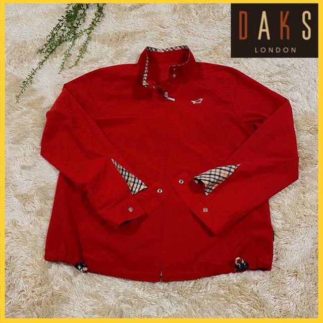 DAKS(ダックス)の【美品】ダックス　DAKS ゴルフ　ナイロン　ジャケット　ブルゾン　Lサイズ スポーツ/アウトドアのゴルフ(ウエア)の商品写真