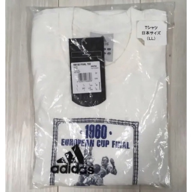 adidas(アディダス)の【レア・新品・送料込】 1960 EUROPEAN CUP FINAL Tシャツ スポーツ/アウトドアのサッカー/フットサル(ウェア)の商品写真