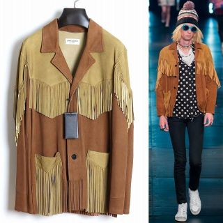 SAINT LAURENT PARIS エディ期 16SS フリンジジャケット | mdh.com.sa