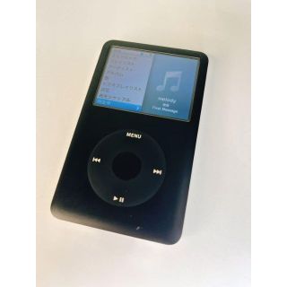 アップル(Apple)の【動作確認済】ipod　classic　80GB　ブラック(ポータブルプレーヤー)