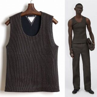 BOTTEGA VENETA 21SS国内正規品キルティング レザーベスト 48