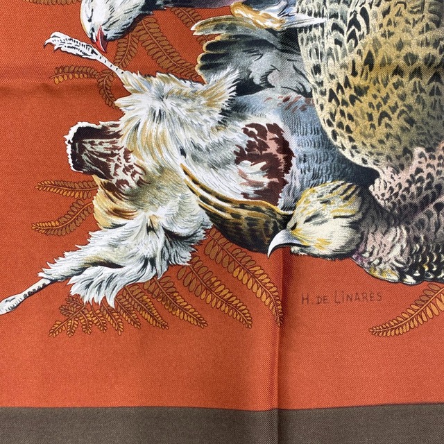 美品 HERMES☆carre90 スカーフ