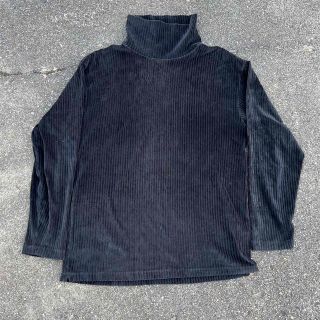 アートヴィンテージ(ART VINTAGE)のused lucky strike 黒　コーデュロイ　タートルネック　ハイネック(Tシャツ/カットソー(七分/長袖))