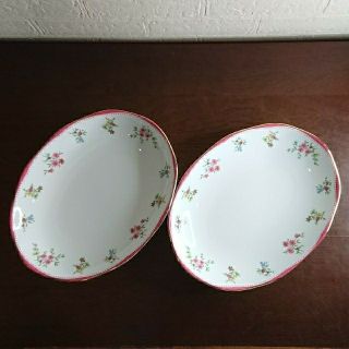 WEDGWOOD Floret オーバル ディッシュ 2枚