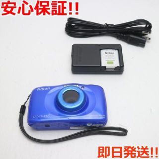 ニコン(Nikon)の美品 COOLPIX S33 ブルー (コンパクトデジタルカメラ)