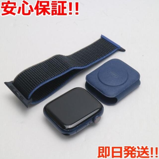 Apple(アップル)の美品AppleWatchSeries6 44mmCellularディープネイビー M111 スマホ/家電/カメラのスマホ/家電/カメラ その他(その他)の商品写真