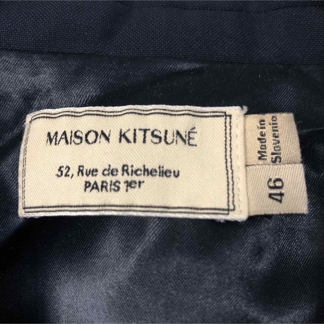 MAISON KITSUNE'(メゾンキツネ)の【大幅値下げ】MAISON KITSUNE メゾンキツネ テーラードジャケット  メンズのジャケット/アウター(テーラードジャケット)の商品写真