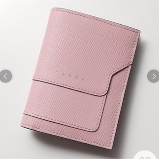 マルニ(Marni)の箱無し【MARNI】ピンク　二つ折り　財布　レザー(財布)