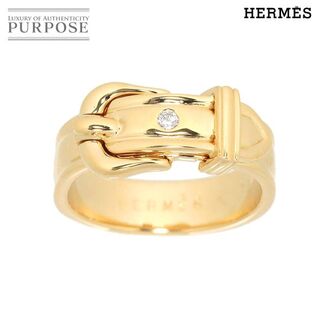 エルメスリング・指輪 ブックルセリエ ダイヤモンド リング K18 イエローゴールド YG ゴールド金 40802057108
