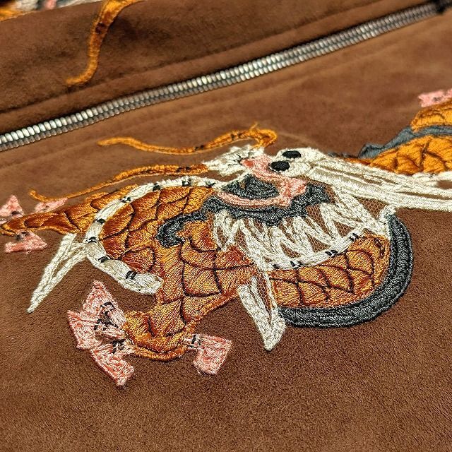 Gucci - GUCCI 国内正規品 17AW ドラゴン刺繍 スエードレザー