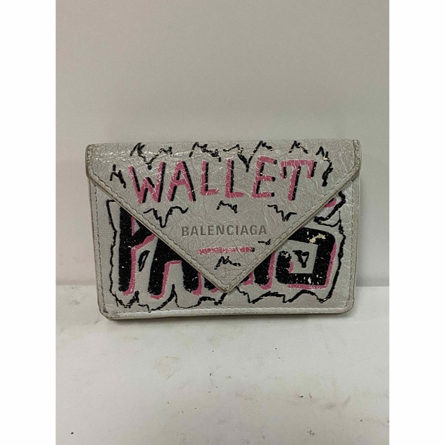 BALENCIAGA PAPIER MINI WALLET GRAFFITI