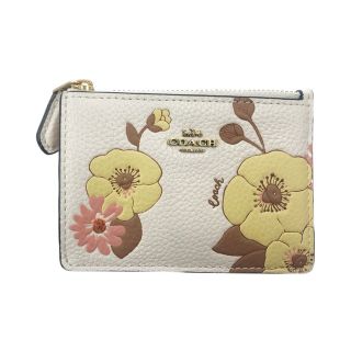 コーチ(COACH)の〇〇COACH コーチ パスケース コインケース ミニスキニー 花柄  C9033 B4CAH(その他)