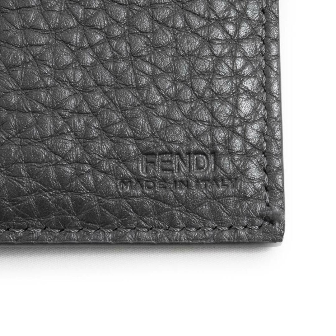 ☆未使用品☆FENDI スタンプロゴ 二つ折り長財布 グレー learn.abono.ng