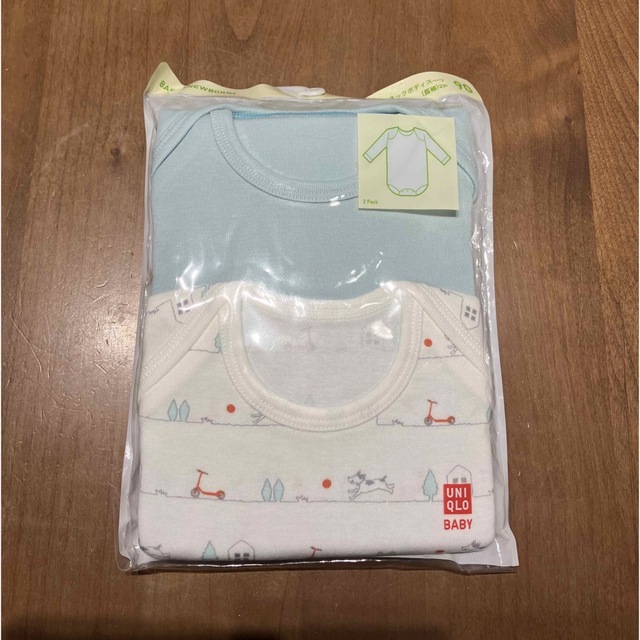 UNIQLO(ユニクロ)のユニクロ　肌着　2枚セット キッズ/ベビー/マタニティのベビー服(~85cm)(肌着/下着)の商品写真