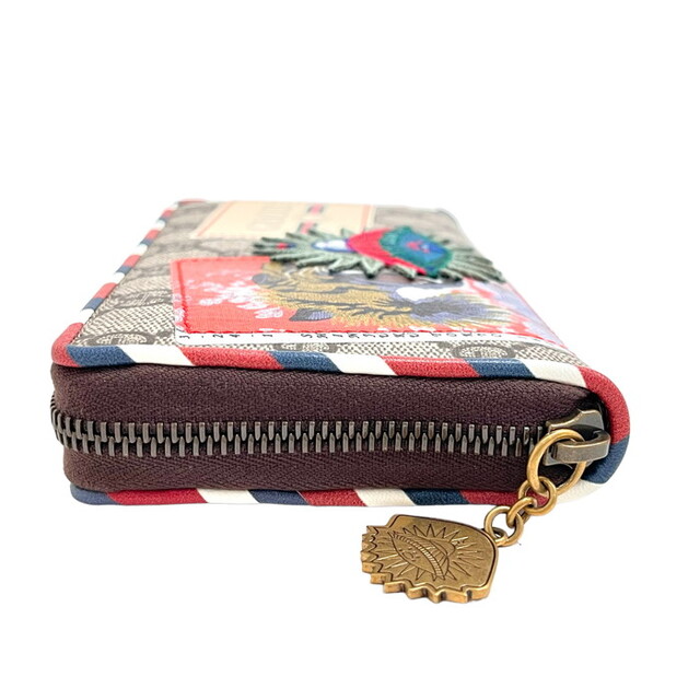 入手困難 T1244 良品⭐︎ グッチ GUCCI 虎 長財布 ラウンドファスナー