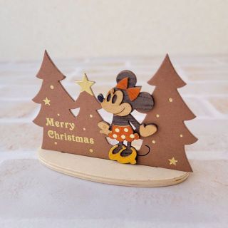 ディズニー(Disney)ののりさまご予約品　ミニーマウス　クリスマス飾り(置物)