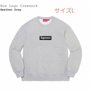 シュプリーム(Supreme)のSupreme Box Logo Crewneck Grey Lサイズ(スウェット)