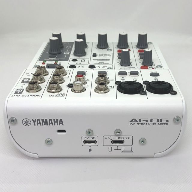 YAMAHA AG06MK2 ホワイト - 配信機器・PA機器・レコーディング機器