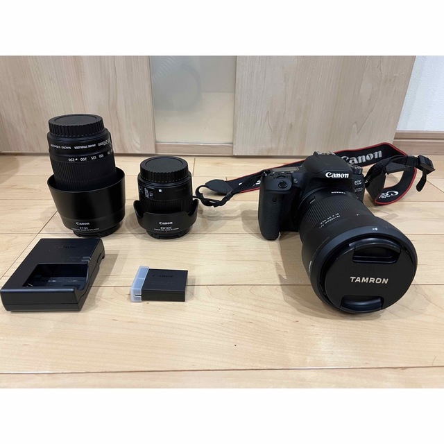箱無し)canon EOS9000D ダブルズームキット(TAMRONレンズ)-
