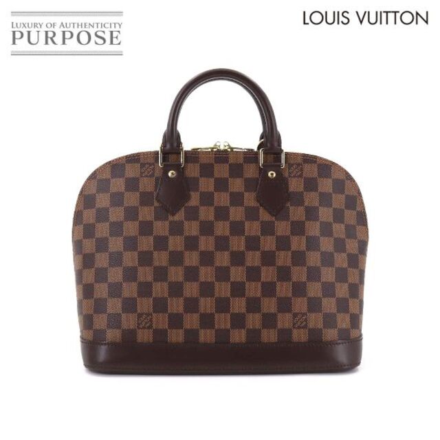大人気 LOUIS VUITTON - 未使用 展示品 ルイ ヴィトン LOUIS VUITTON ダミエ アルマ PM ハンド バッグ エベヌ N51131 ブラウン ゴールド 金具 VLP 90176737 ハンドバッグ