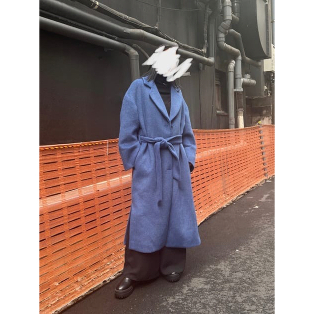 moussy(マウジー)のマウジー/MOUSSY SIDE SLIT LONG コート レディースのジャケット/アウター(ロングコート)の商品写真