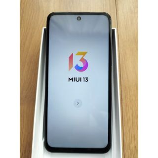 Redmi Note 10T ブラック SIMフリー 5G対応 新品同様(スマートフォン本体)