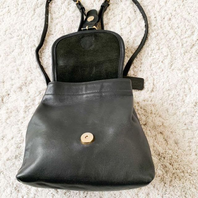 COACH - 美品❣️USA製 オールドコーチ ミニリュック ブラックの通販