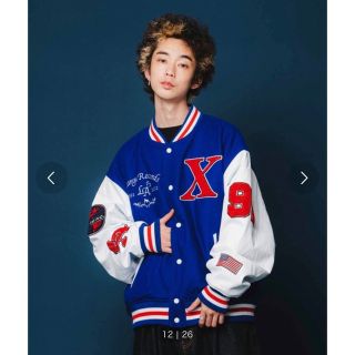 XLARGE - XLARGEエクストララージ OG VARSITY JACKETウールスタジャン