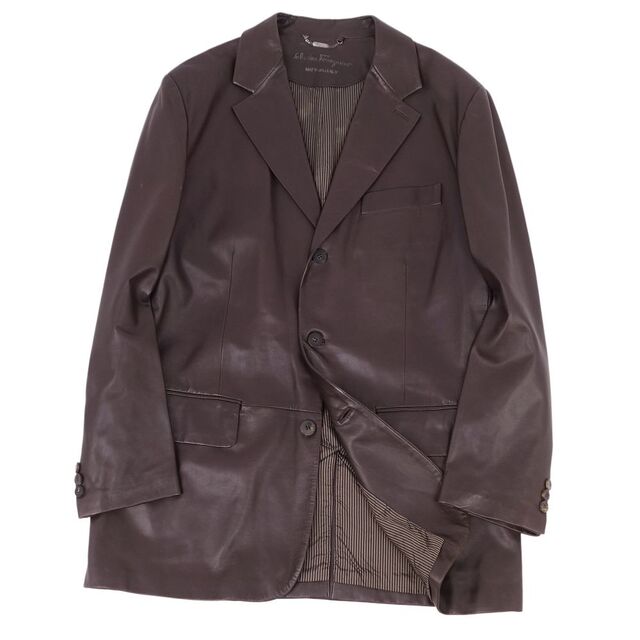 サルヴァトーレ フェラガモ Salvatore Ferragamo ジャケット レザー