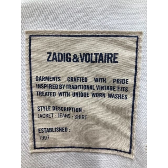 Zadig&Voltaire(ザディグエヴォルテール)の(美品)ZADIG&VOLTAIRE：ザディグエヴォルテール レディースのジャケット/アウター(Gジャン/デニムジャケット)の商品写真