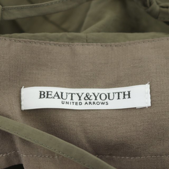 BEAUTY&YOUTH UNITED ARROWS(ビューティアンドユースユナイテッドアローズ)のB&Y ビューティー&ユース 21SS ナイロンウエザーキャミソールサロペット レディースのパンツ(サロペット/オーバーオール)の商品写真