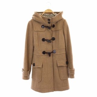 バーバリーブルーレーベル(BURBERRY BLUE LABEL)のバーバリーブルーレーベル ウール フード ダッフルコート アウター ミドル丈(ダッフルコート)