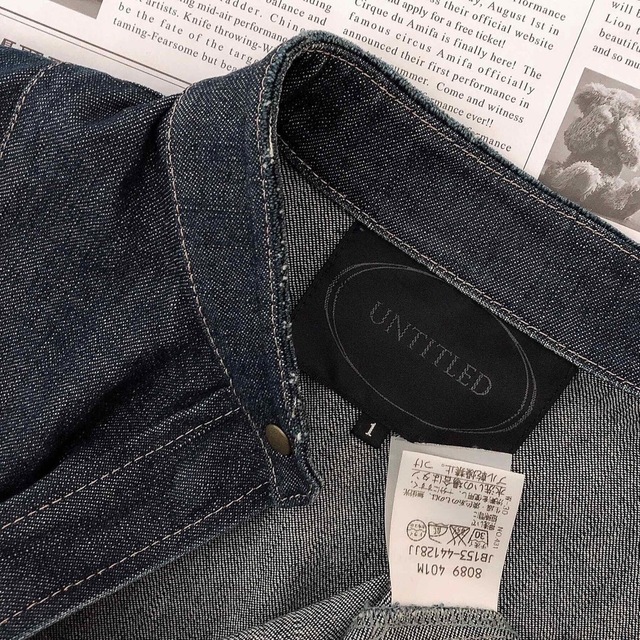 UNTITLED(アンタイトル)のアンタイトル デニム ジャケット Gジャン レディースのジャケット/アウター(Gジャン/デニムジャケット)の商品写真