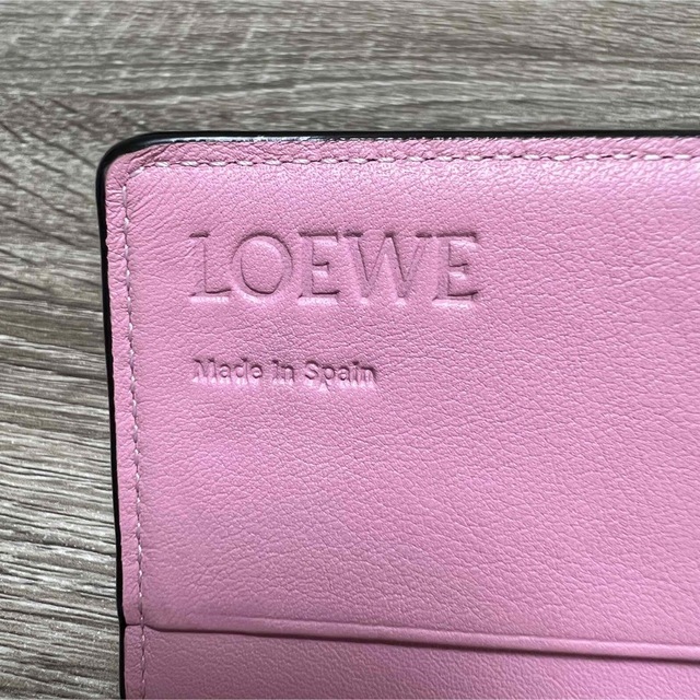 LOEWE ロエベ　リピート　アナグラム　コンチネンタルウォレットピンク　長財布