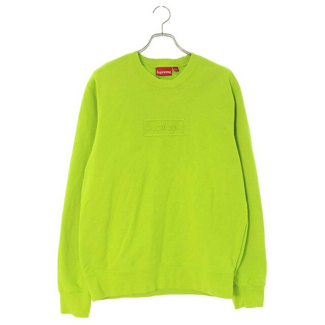 熱販売 Supreme Crewneck ボックスロゴスウェット カットアウトロゴM