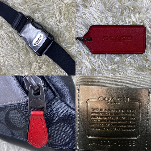 COACH - 未使用保管品・希少デザイン✨コーチ レザー×PVC ボディー