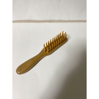 ムジルシリョウヒン(MUJI (無印良品))の無印良品:つげブラシ 3列 別府つげ工芸(ヘアブラシ/クシ)