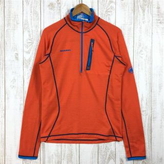 マムート(Mammut)のMENs M  マムート エイスワンド ジップ プル ライト Eiswand Zip Pull Light ポーラテック パワーグリッド アイガーエクストリーム シリーズ MAMMUT 1040-01010 オレンジ系(その他)