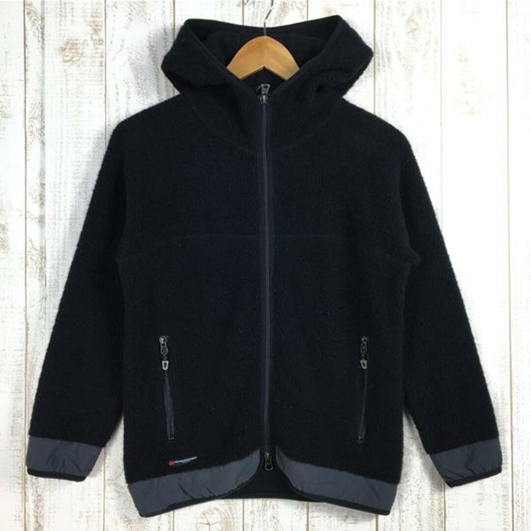 微若干のスレ褪色UNISEX XS  マウンテンイクイップメント ウール ボア フーディ Wool Boa Hoodie フリース ジャケット パーカー MOUNTAIN EQUIPMENT 425177 ブラック系