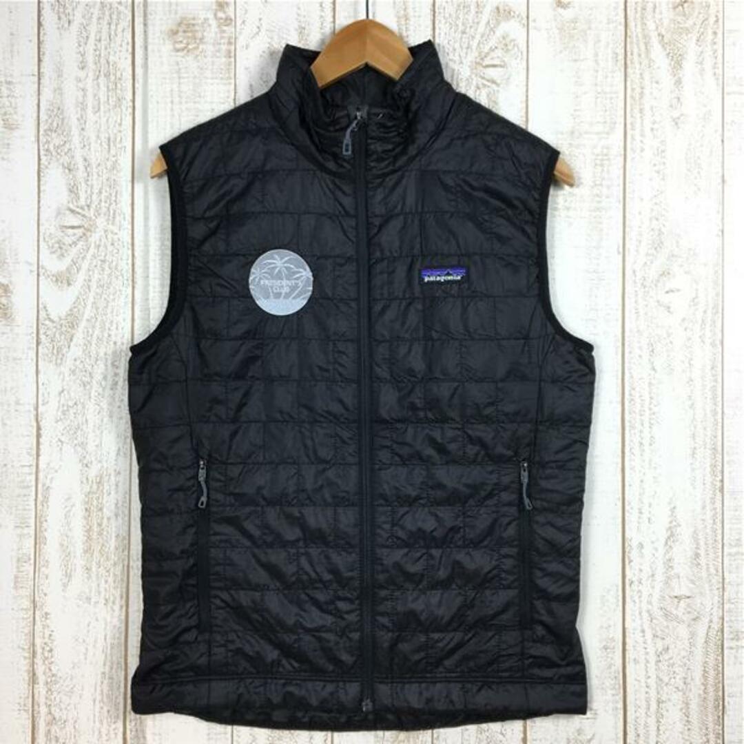 MENs S  パタゴニア ナノパフ ベスト NANO PUFF VEST プリマロフト ゴールド インサレーション PATAGONIA 84242 BLK Black ブラック系