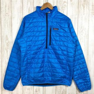 パタゴニア(patagonia)のMENs M  パタゴニア ナノパフ プルオーバー Nano Puff Pull Over プリマロフト ゴールド インサレーション ジャケット PATAGONIA 84021 ECTB Electric Blue ブルー系(その他)