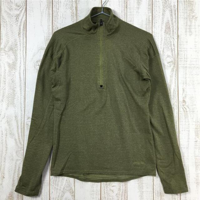 MENs XS  パタゴニア キャプリーン 4 エクスペディションウェイト ジップネック Capilene 4 EW Zip-Neck ロングスリーブ シャツ ベースレイヤー ポーラテック パワードライ 入手困難 PATAGONIA 43655 TOX グリーン系